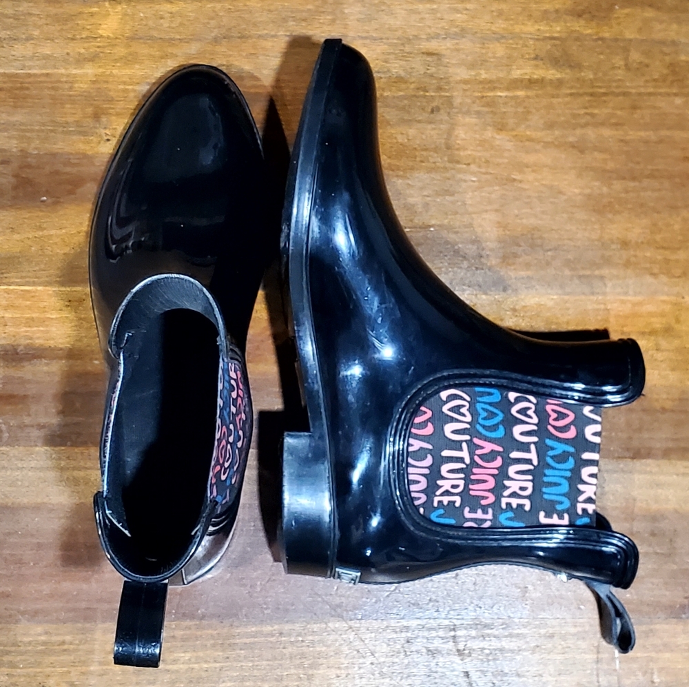 Juicy Couture Romance Rain Boots Women's size 8